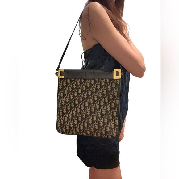 Vintage Christain Dior canvas bag - Picture 1 of 16